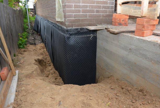 SJ Waterproofing Pros technician performing targeted Foundation Crack Repair assessment in Hawthorne, NJ